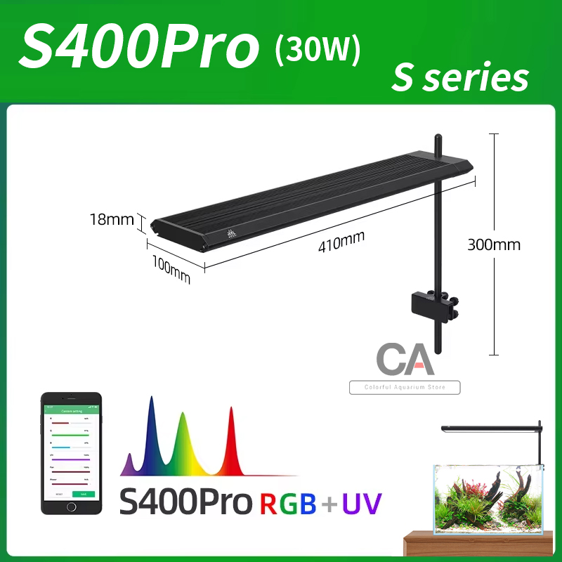 Planted Aquarium Aquascape - HAFTA AQUA S Serisi RGB+UV Tam