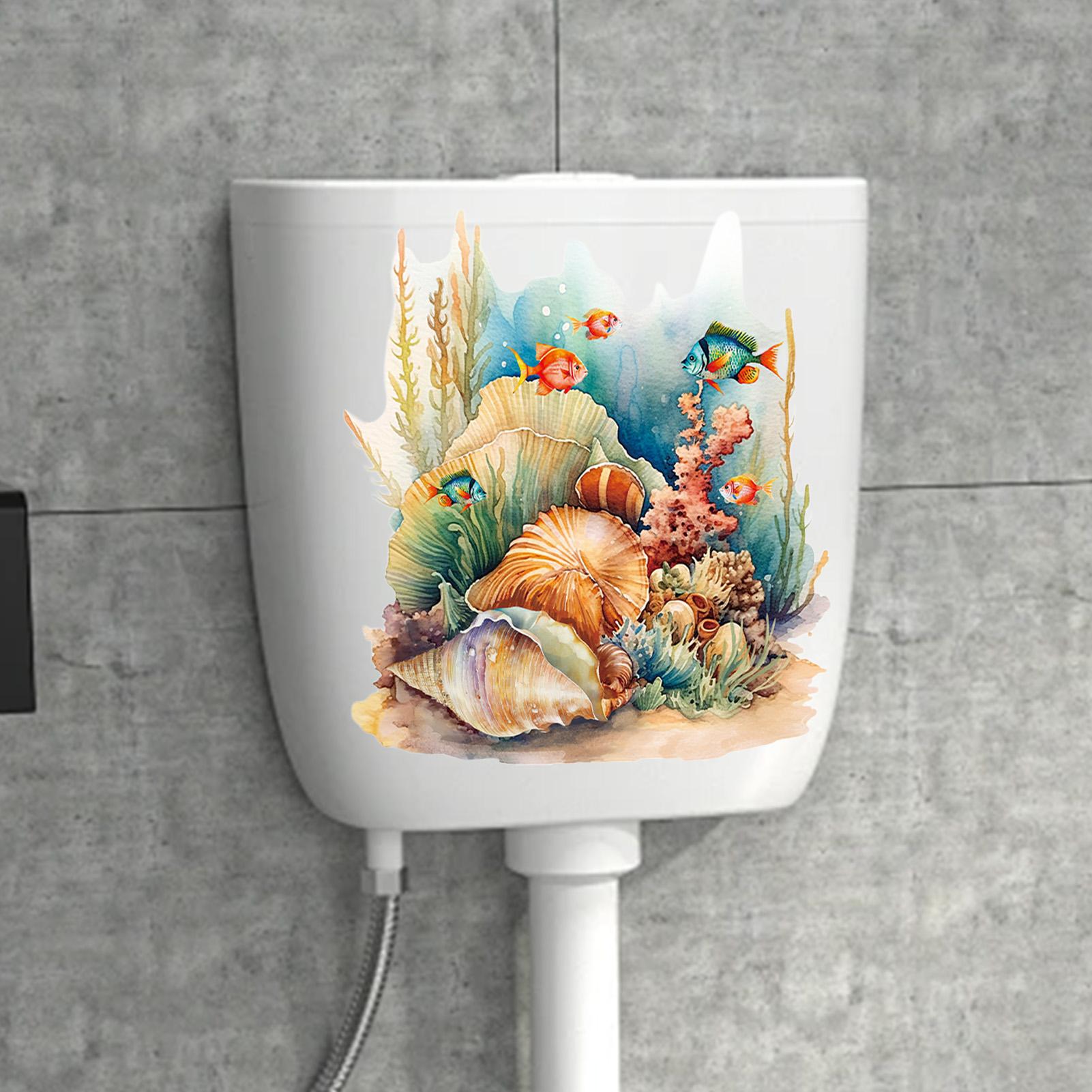 Aquarium Planted Wall - Arka Plan Akvaryum 3D Çıkartma Posteri