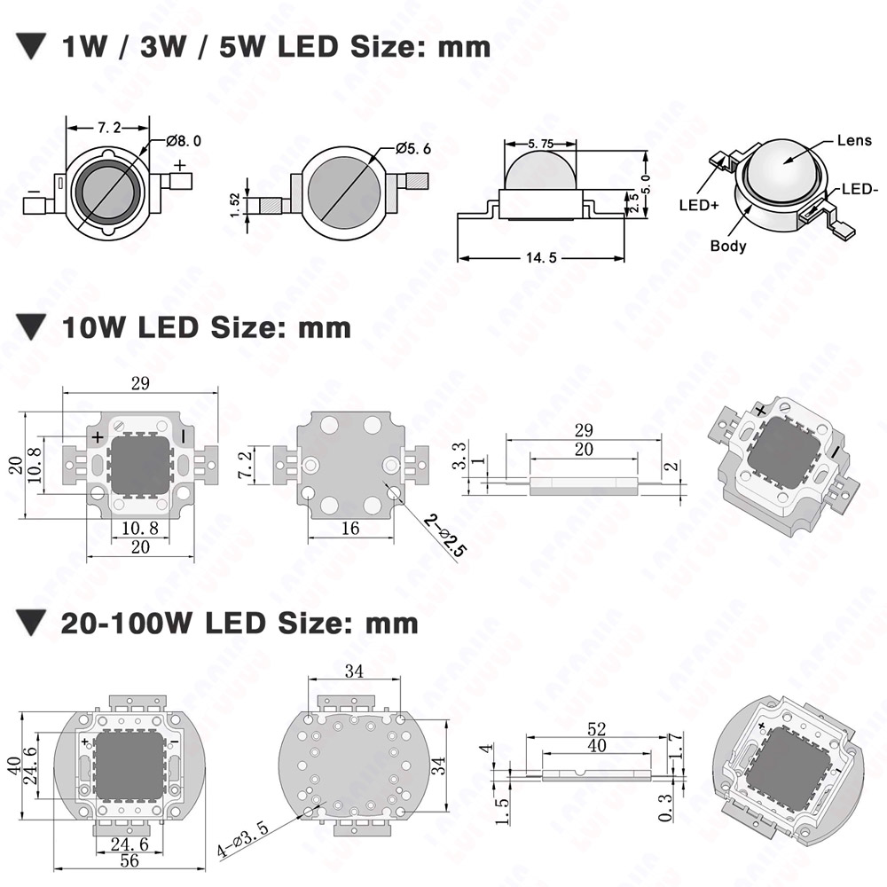 1W 3W 5W 10W 20W 30W 50W 100W  - Aquarium Plant Seeds incelemesi ve fiyatı